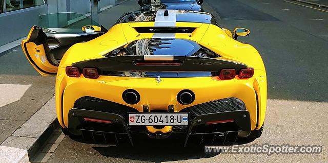 Ferrari SF90 Stradale spotted in Zurich, Switzerland