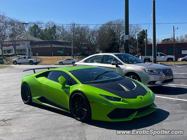 Lamborghini Huracan spotted in Marietta, Georgia