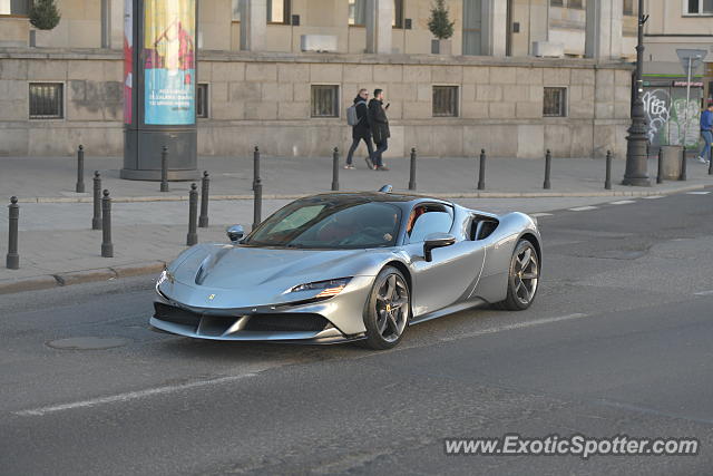 Ferrari SF90 Stradale spotted in Warsaw, Poland