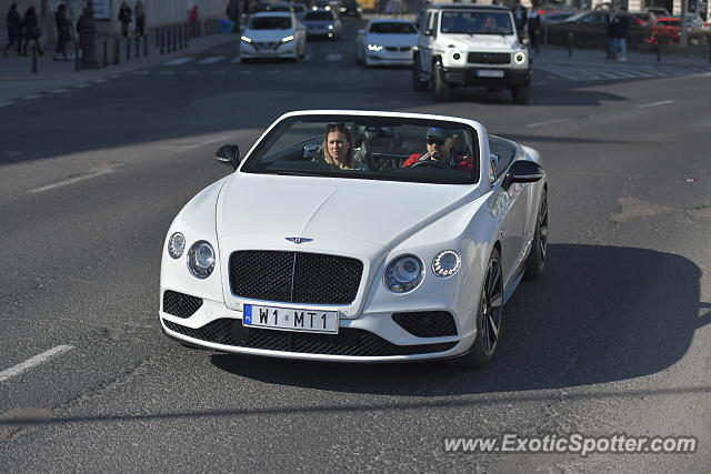 Bentley Continental spotted in Warsaw, Poland