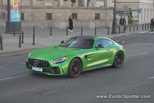 Mercedes AMG GT spotted in Warsaw, Poland