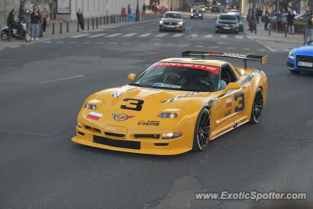 Chevrolet Corvette ZR1 spotted in Warsaw, Poland