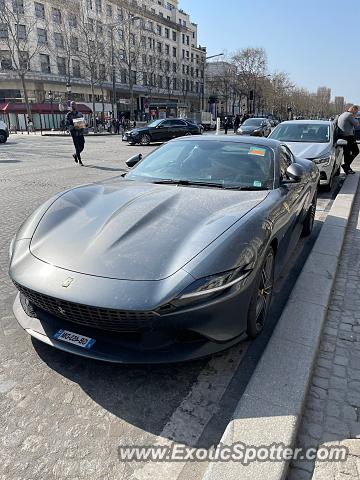 Ferrari Roma spotted in Paris, France