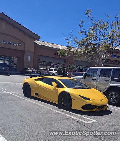 Lamborghini Huracan spotted in Fontana, California