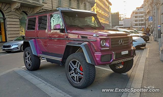 Mercedes 4x4 Squared spotted in Zurich, Switzerland