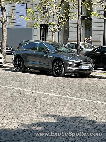 Aston Martin DBX spotted in Paris, France
