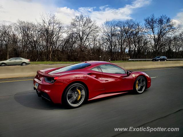 Ferrari 488 GTB spotted in Somerville, New Jersey