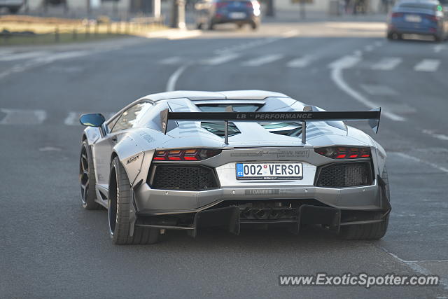 Lamborghini Aventador spotted in Warsaw, Poland