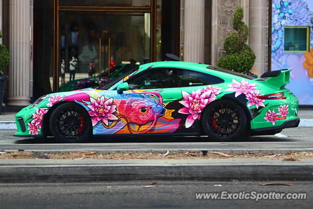 Porsche 911 GT3 spotted in Beverly Hills, California
