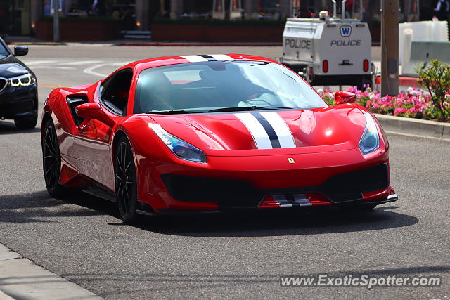 Ferrari 488 GTB spotted in Beverly Hills, California