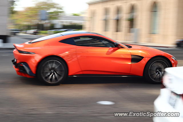 Aston Martin Vantage spotted in Beverly Hills, California