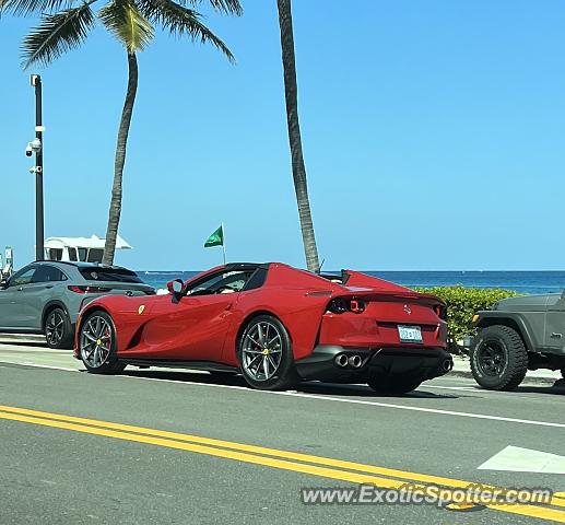 Ferrari 812 Superfast spotted in Palm Beach, Florida