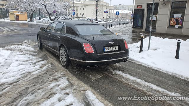 Bentley Mulsanne spotted in Warsaw, Poland