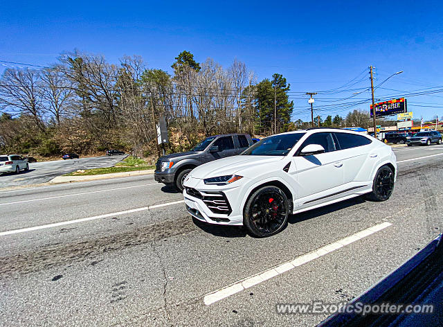 Lamborghini Urus spotted in Asheville, North Carolina