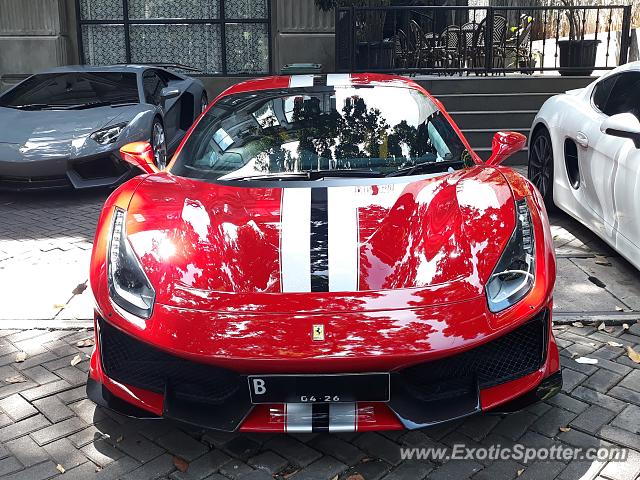Ferrari 488 GTB spotted in Jakarta, Indonesia