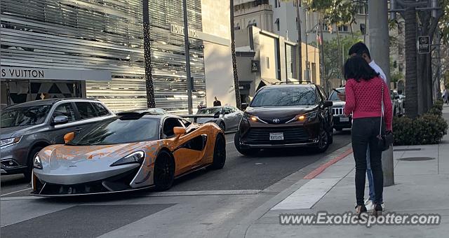 Mclaren 600LT spotted in Beverly hills, California