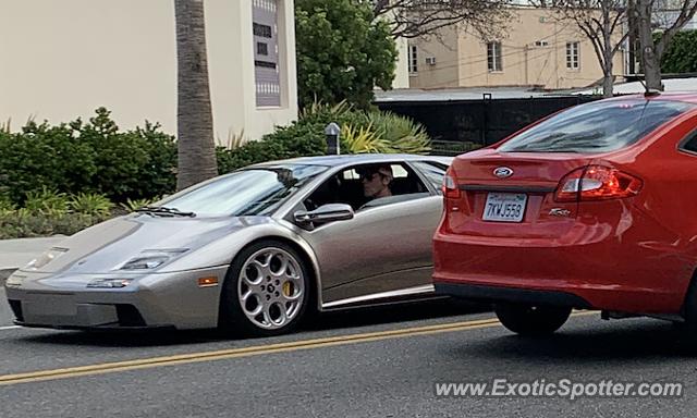 Lamborghini Diablo spotted in Beverly Hills, California