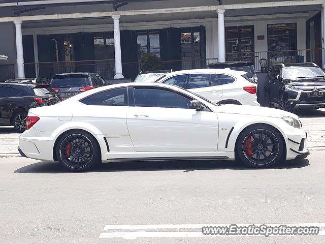 Mercedes C63 AMG Black Series spotted in Jakarta, Indonesia