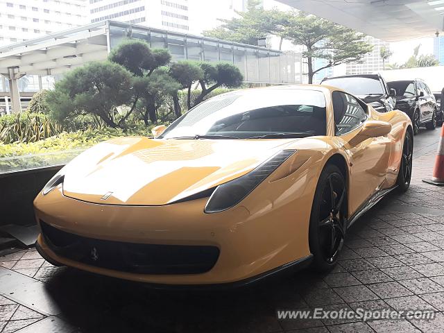 Ferrari 458 Italia spotted in Jakarta, Indonesia