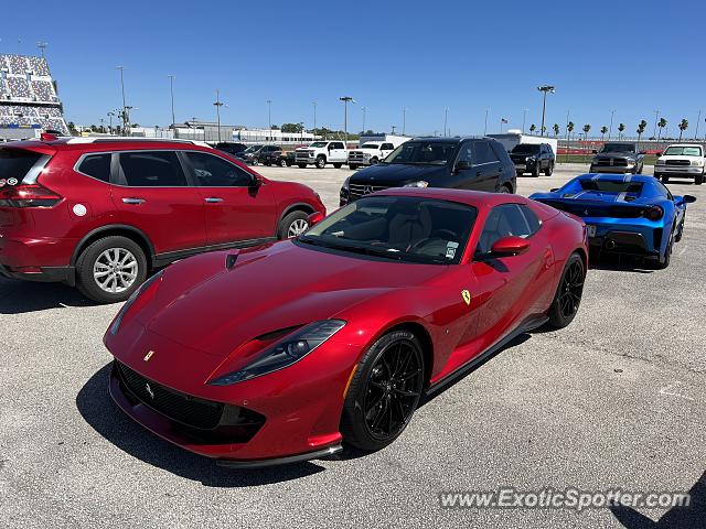Ferrari 812 Superfast spotted in Daytona Beach, Florida