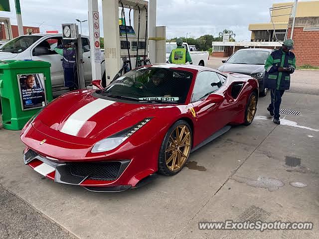 Ferrari 488 GTB spotted in Johannesburg, South Africa