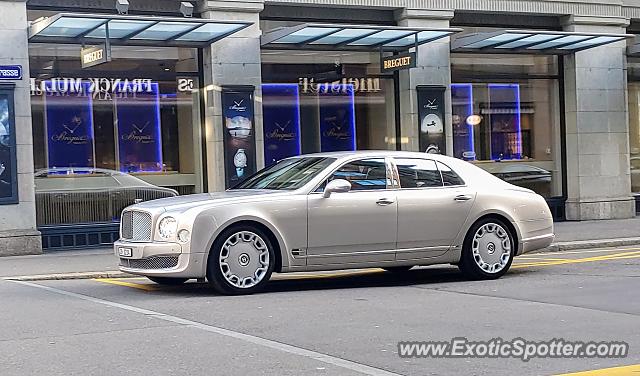Bentley Mulsanne spotted in Zürich, Switzerland