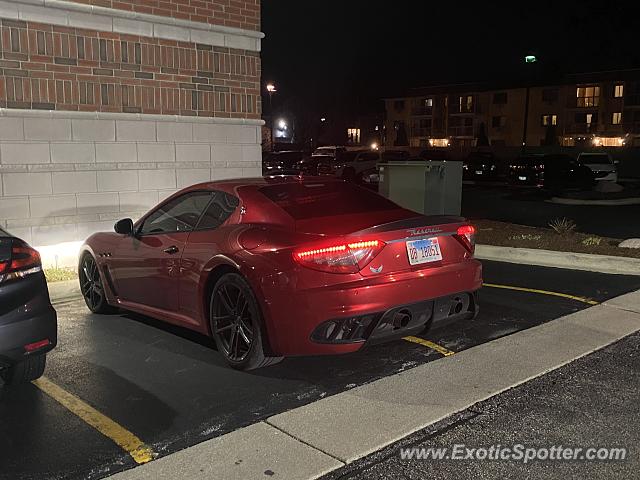 Maserati GranTurismo spotted in Palatine, Illinois