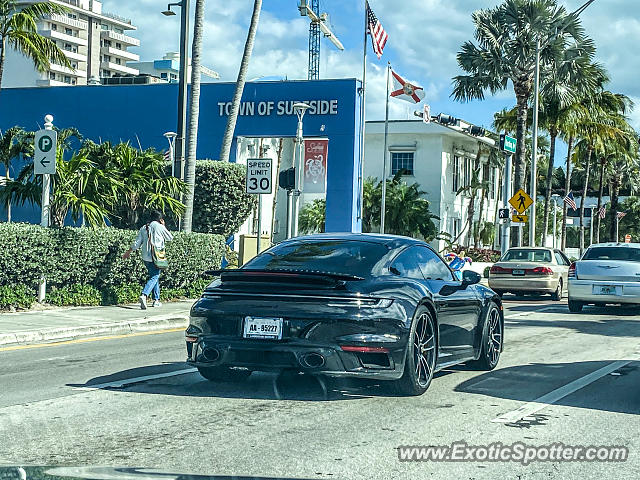 Porsche 911 Turbo spotted in Miami Beach, Florida