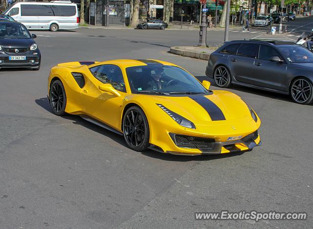 Ferrari 488 GTB spotted in Paris, France