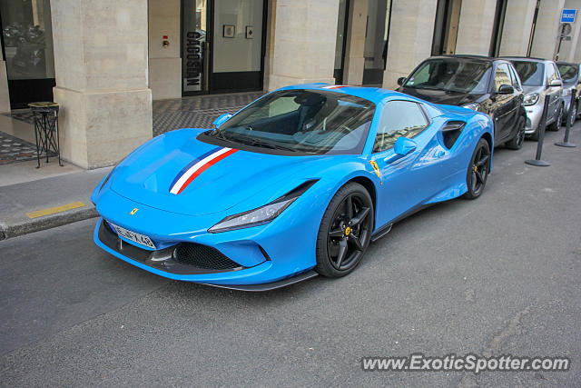 Ferrari F8 Tributo spotted in Paris, France