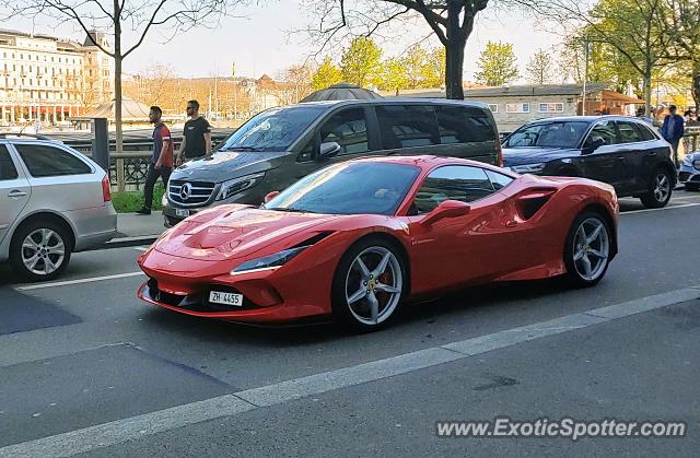 Ferrari F8 Tributo spotted in Zurich, Switzerland