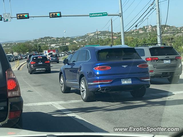 Bentley Bentayga spotted in Austin, Texas
