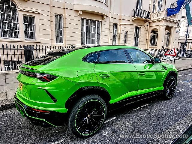 Lamborghini Urus spotted in London, United Kingdom