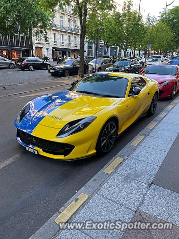 Ferrari 812 Superfast spotted in Paris, France