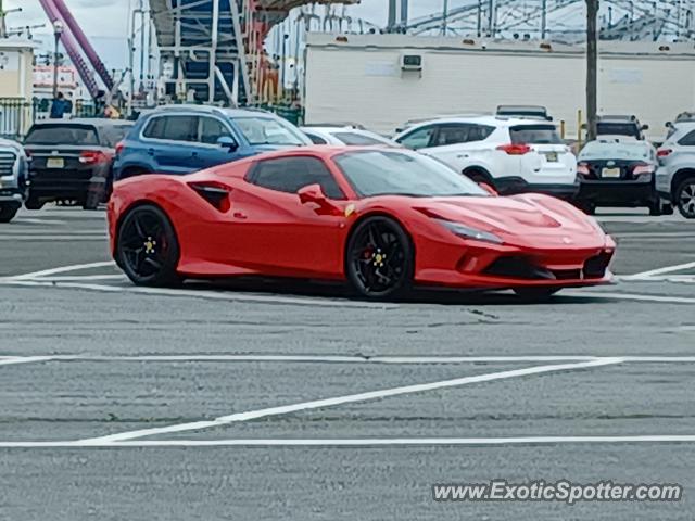 Ferrari F8 Tributo spotted in Point plesent, New Jersey