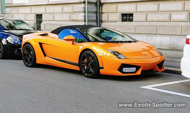 Lamborghini Gallardo spotted in Zürich, Switzerland