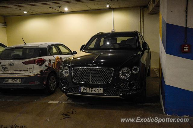 Bentley Bentayga spotted in Karpacz, Poland