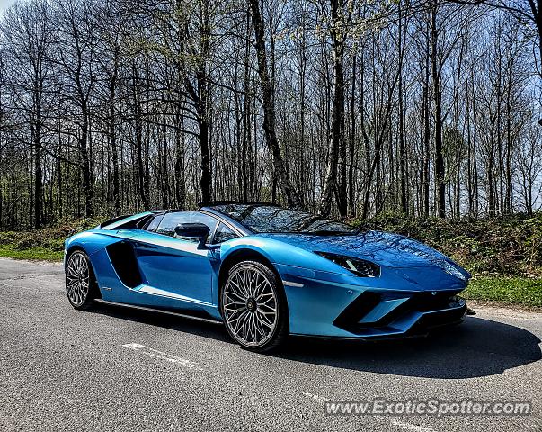 Lamborghini Aventador spotted in Mansfield, United Kingdom
