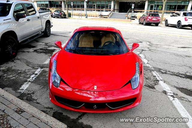 Ferrari 458 Italia spotted in Birmingham, Michigan