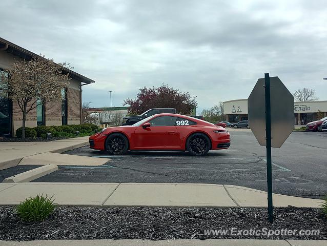 Porsche 911 spotted in Plainfield, Indiana