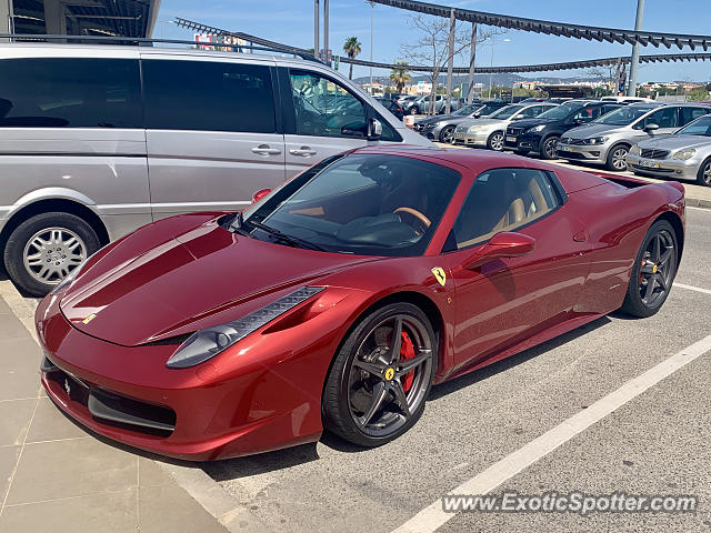 Ferrari 458 Italia spotted in Faro, Portugal