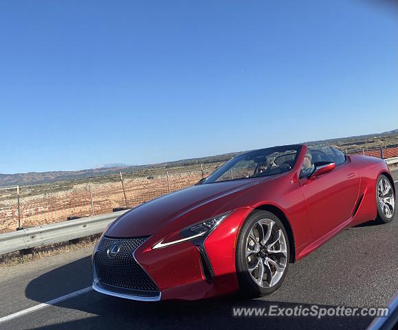 Lexus LC 500 spotted in Redlands, California