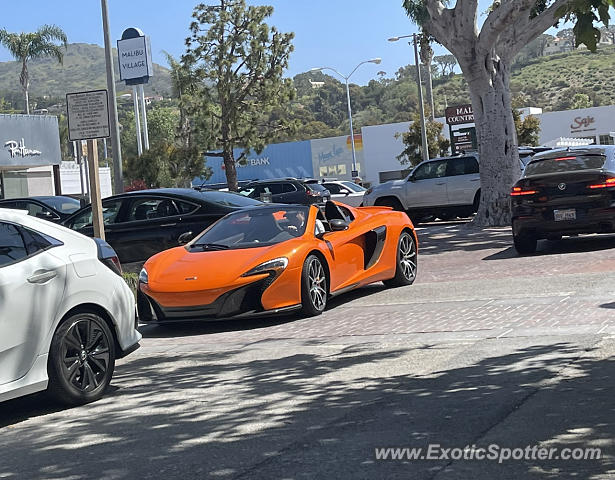 Mclaren 650S spotted in Malibu, California