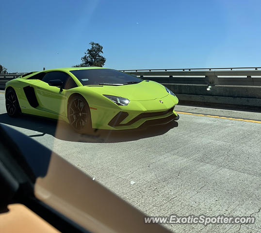 Lamborghini Aventador spotted in North of LA, California