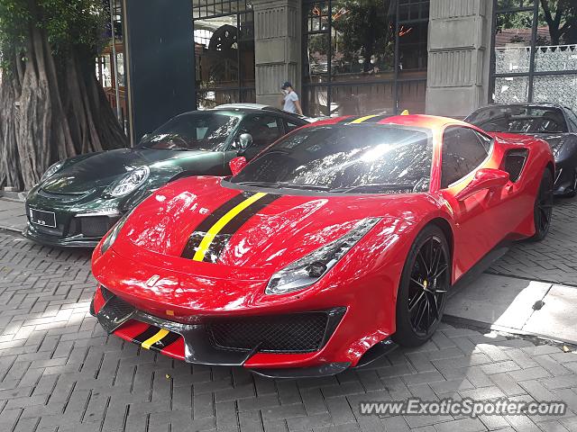 Ferrari 488 GTB spotted in Jakarta, Indonesia