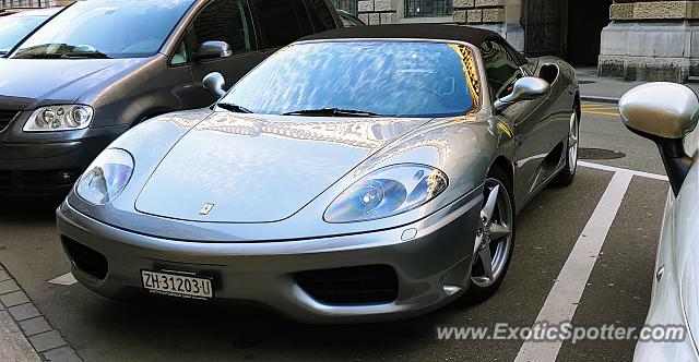 Ferrari 360 Modena spotted in Zurich, Switzerland