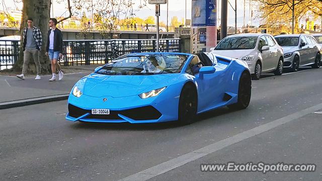 Lamborghini Huracan spotted in Zurich, Switzerland