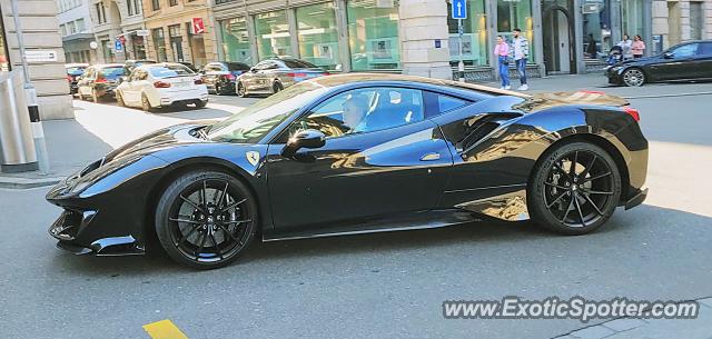 Ferrari 488 GTB spotted in Zurich, Switzerland