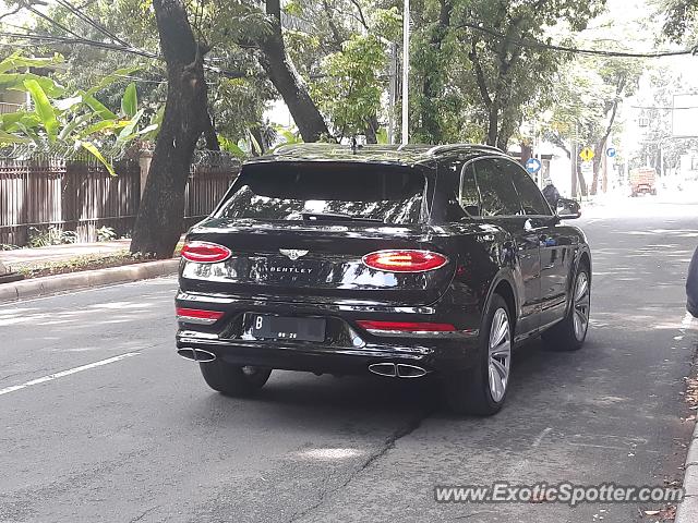 Bentley Bentayga spotted in Jakarta, Indonesia