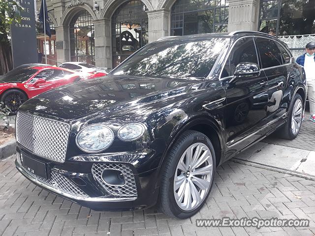 Bentley Bentayga spotted in Jakarta, Indonesia